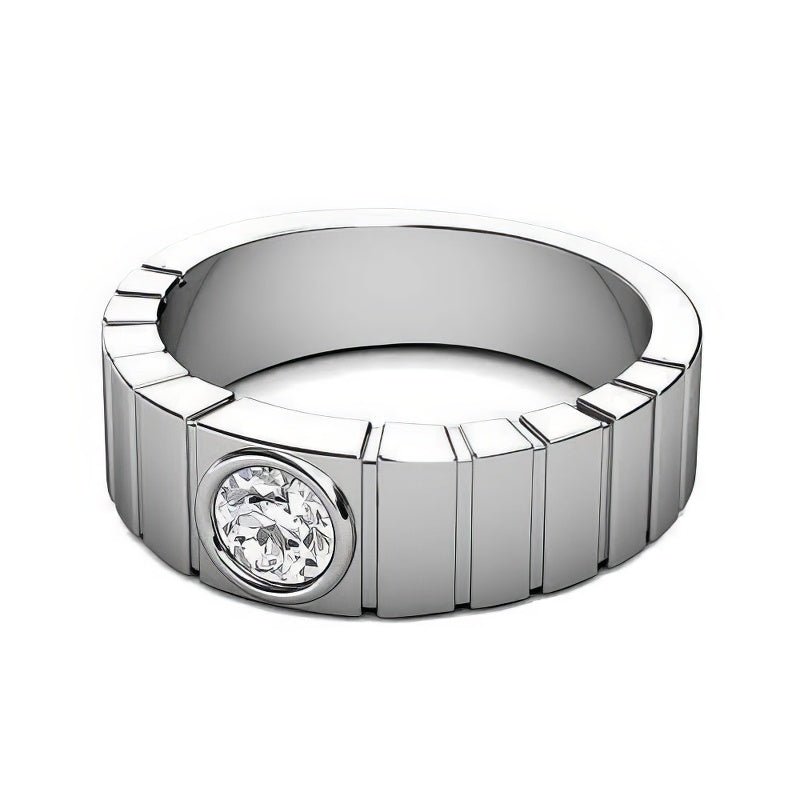 0.25 CT Round Cut Natural Diamonds - Wedding Band - Primestyle.com