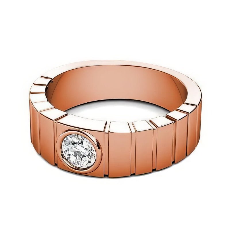 0.25 CT Round Cut Natural Diamonds - Wedding Band