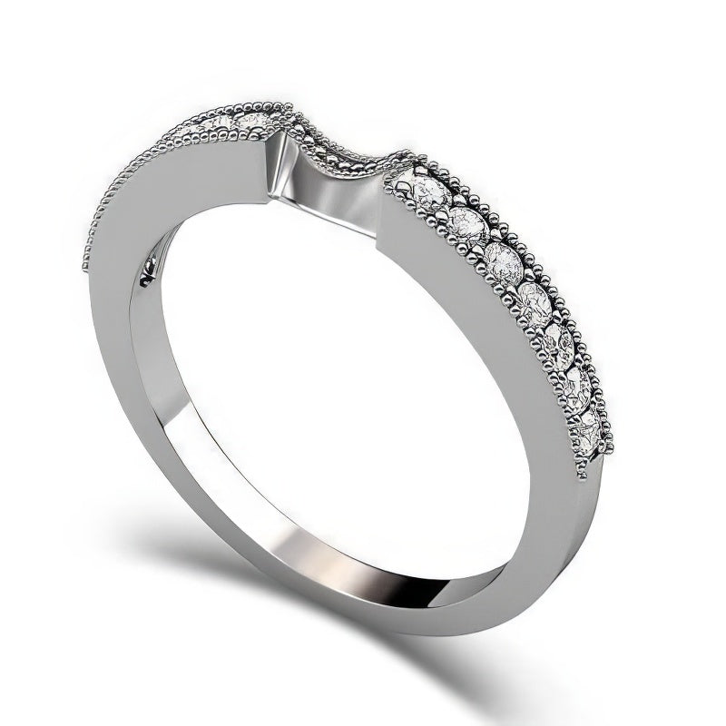 0.50 CT Round Cut Diamonds - Wedding Band