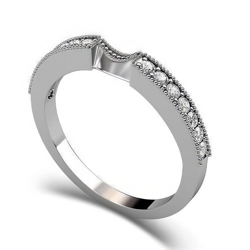 0.50 CT Round Cut Natural Diamonds - Wedding Band - Primestyle.com