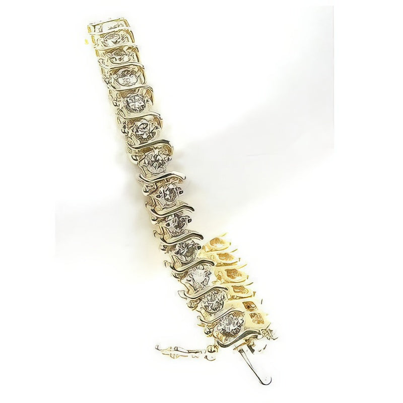 0.60-4.00 CT Round Cut Diamonds - Tennis Bracelet