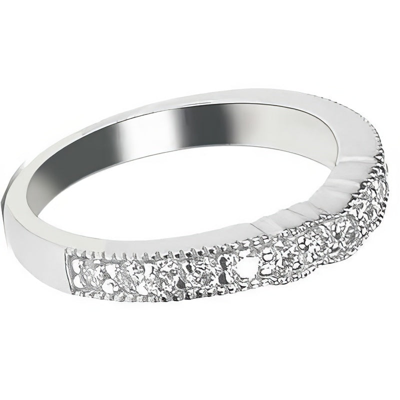 0.60 CT Round Cut Diamonds - Wedding Band