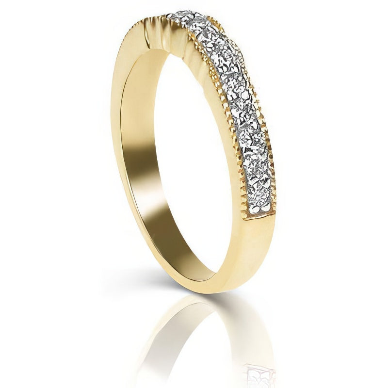 0.60 CT Round Cut Natural Diamonds - Wedding Band