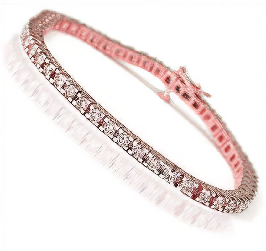 1.00 - 6.00 CT Round Cut Diamonds - Tennis Bracelet - Primestyle.com