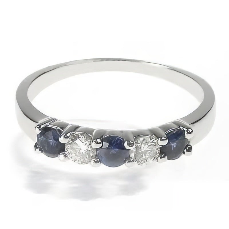 1.00 CT Round Cut Natural Diamonds - Wedding Band