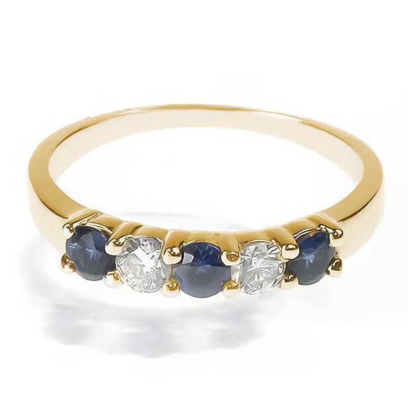 1.00 CT Round Cut Natural Diamonds - Wedding Band