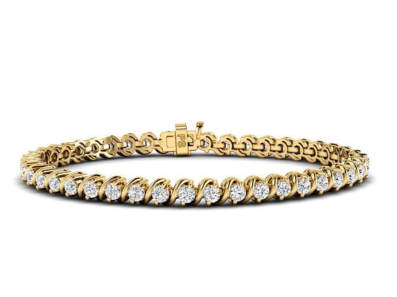 1.50 - 8.00 CT Round Cut Diamonds - Tennis Bracelet - Primestyle.com