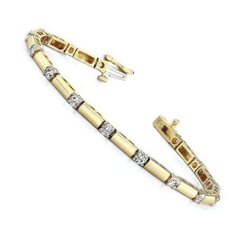 1.50 - 3.00 CT Round Cut Diamonds - Tennis Bracelet - Primestyle.com