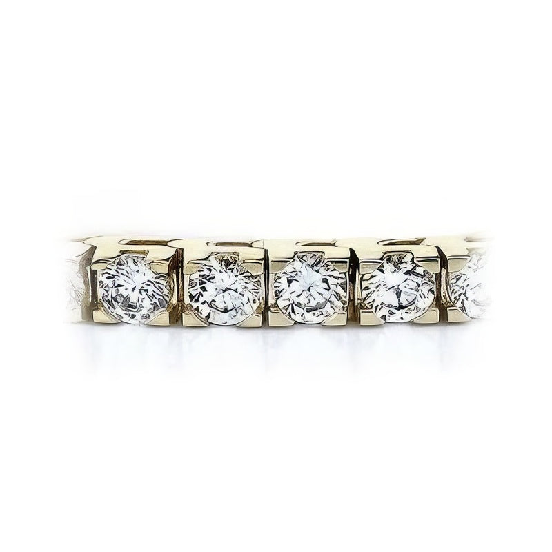 1.50-8.00 CT Round Cut Diamonds - Tennis Bracelet