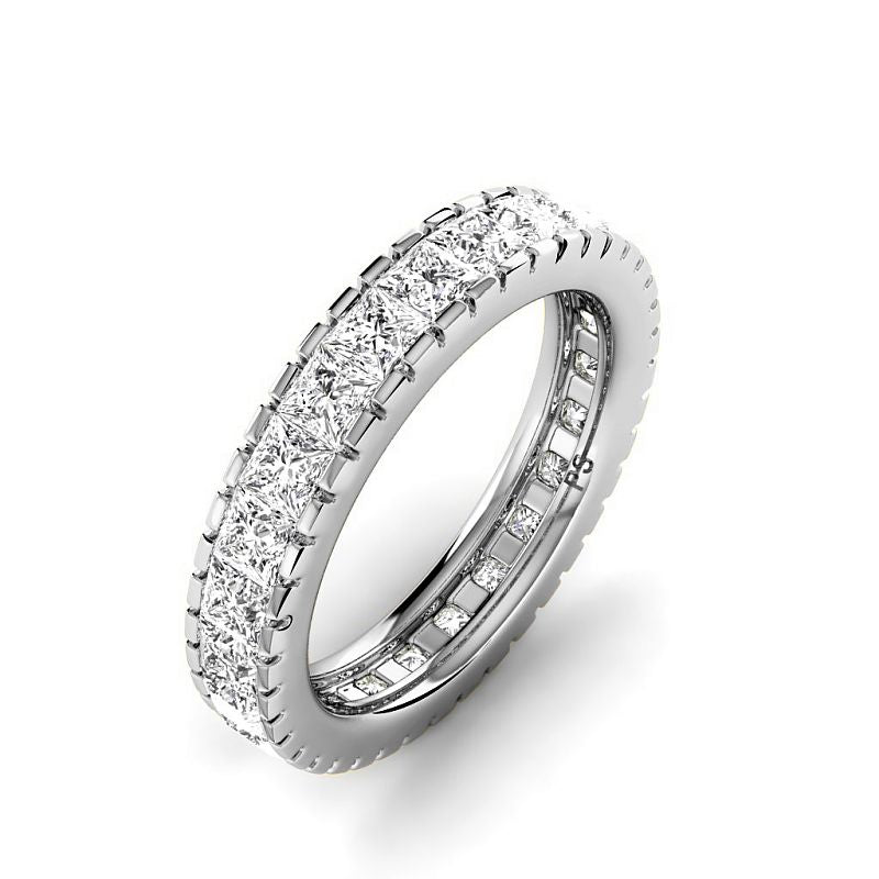 1.90 CT Princess Cut Diamonds - Eternity Ring