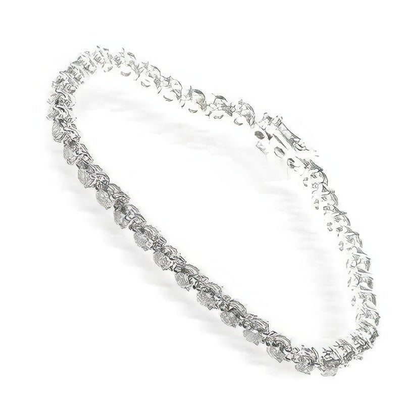 2.00 - 6.00 CT Round Cut Diamonds - Tennis Bracelet - Primestyle.com