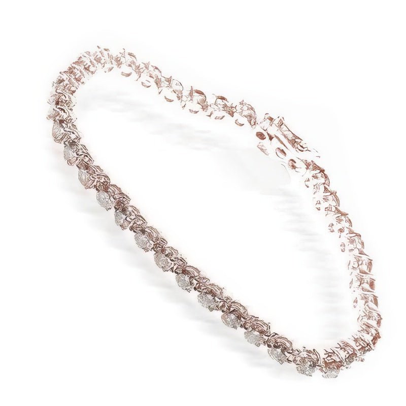 2.00 - 6.00 CT Round Cut Diamonds - Tennis Bracelet - Primestyle.com