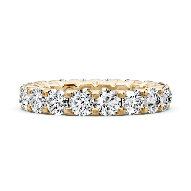 2.00-6.00 CT Round Cut Natural Diamonds - Eternity Rings