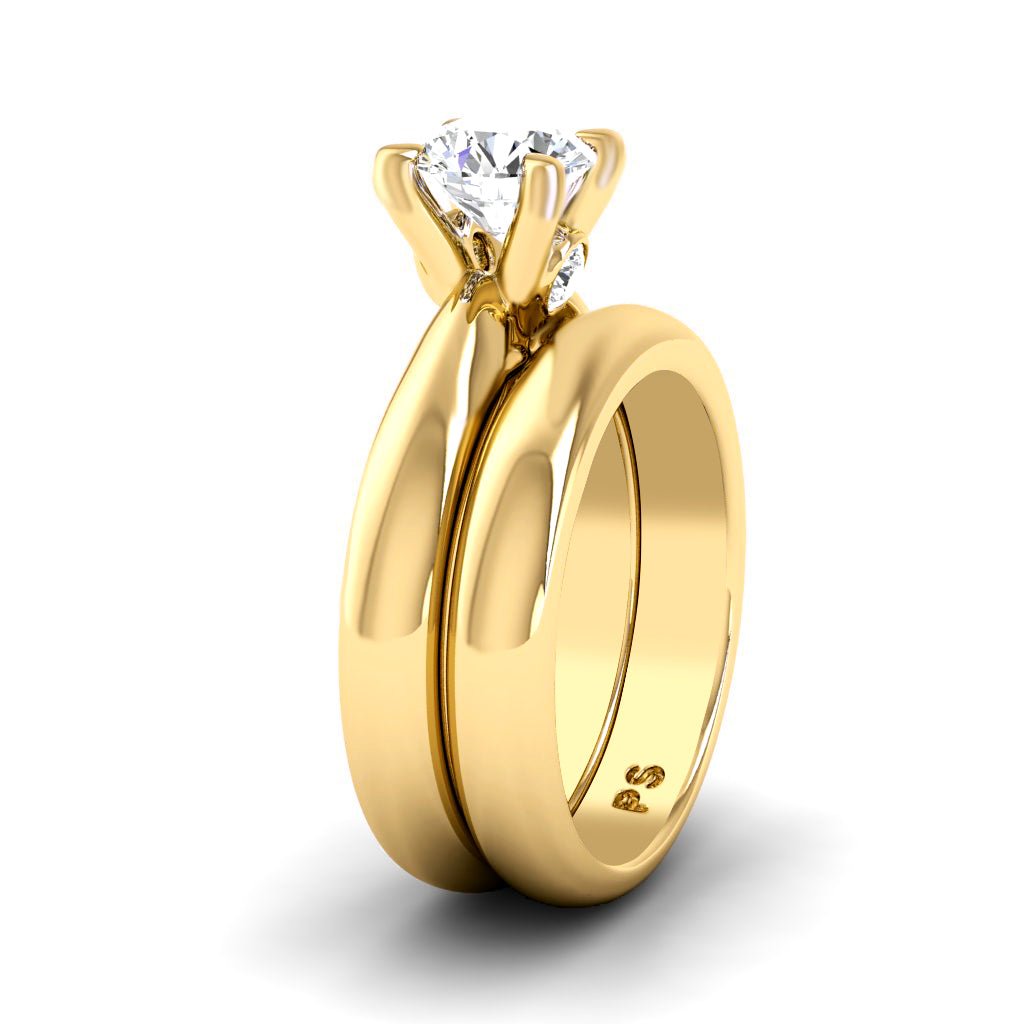 0.45 - 1.60 CT Round Cut Natural Diamonds - Bridal Set - Primestyle.com