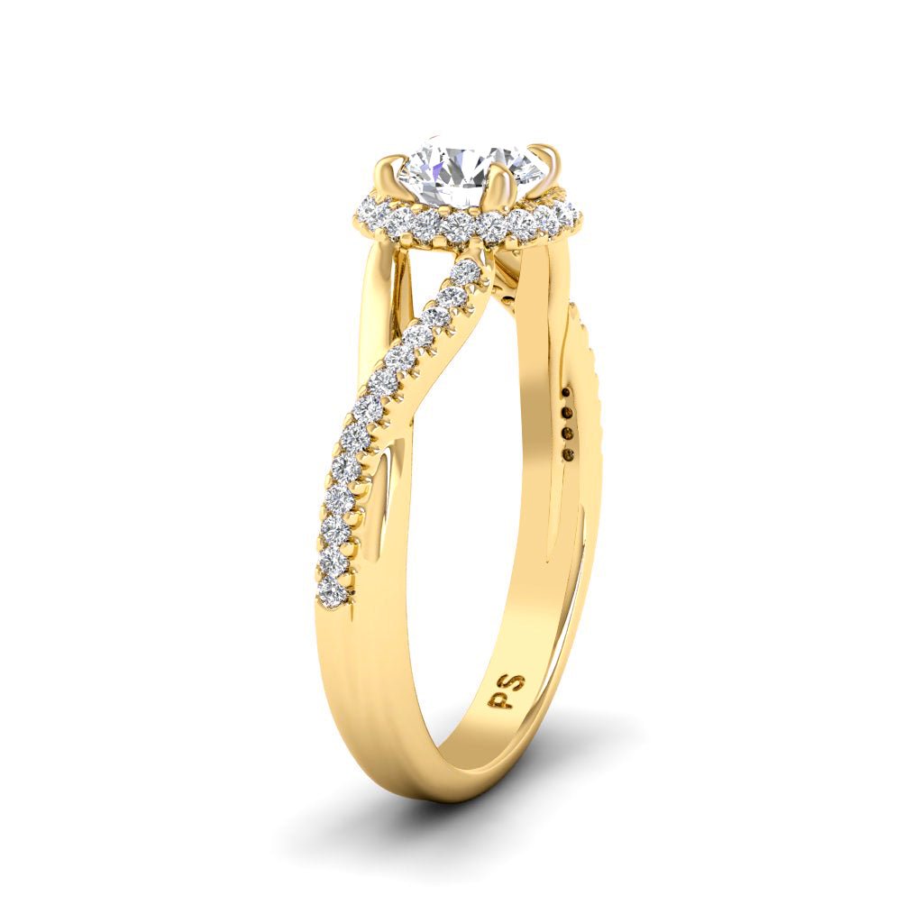 0.75-6.25 CT Round Cut Diamonds - Engagement Ring