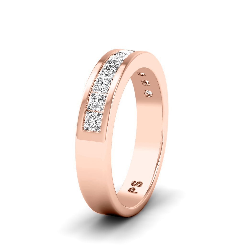 1.10 CT Princess Cut Diamonds - Wedding Band