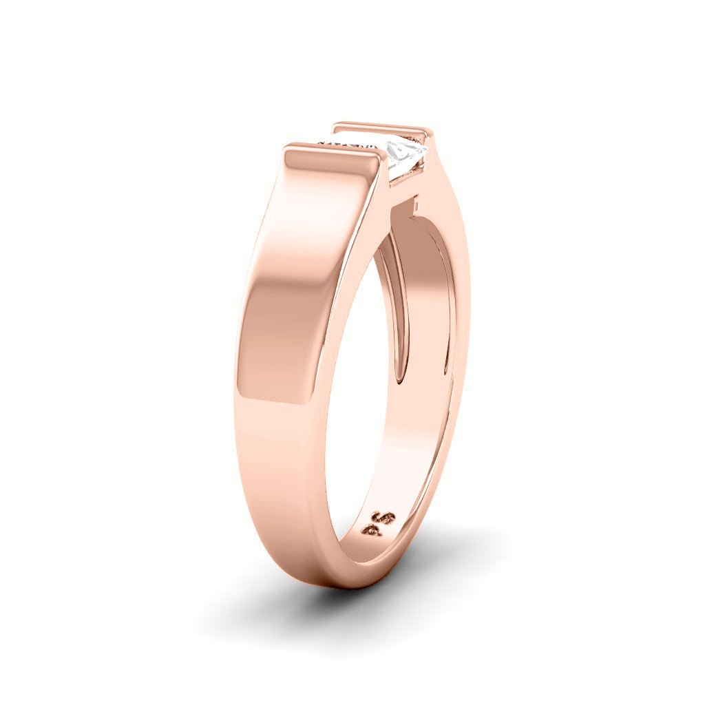 0.35-1.50 CT Princess Cut Natural Diamonds - Solitaire Rings