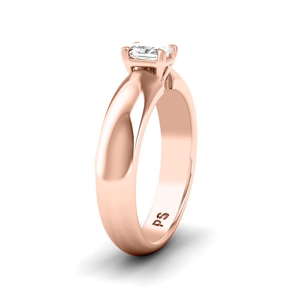 0.35-1.50 CT Radiant Cut Natural Diamonds - Solitaire Rings