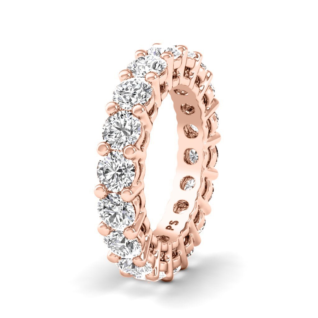 2.50 - 6.00 CT Round Cut Natural Diamonds - Eternity Rings - Primestyle.com