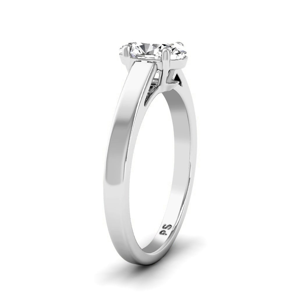 0.35-1.50 CT Oval Cut Natural Diamonds - Solitaire Rings