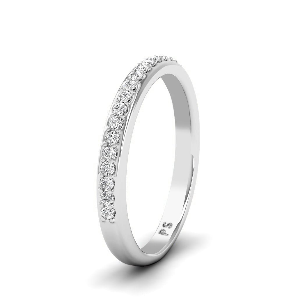 0.30 CT Round Cut Lab Grown Diamonds - Wedding Band - Primestyle.com