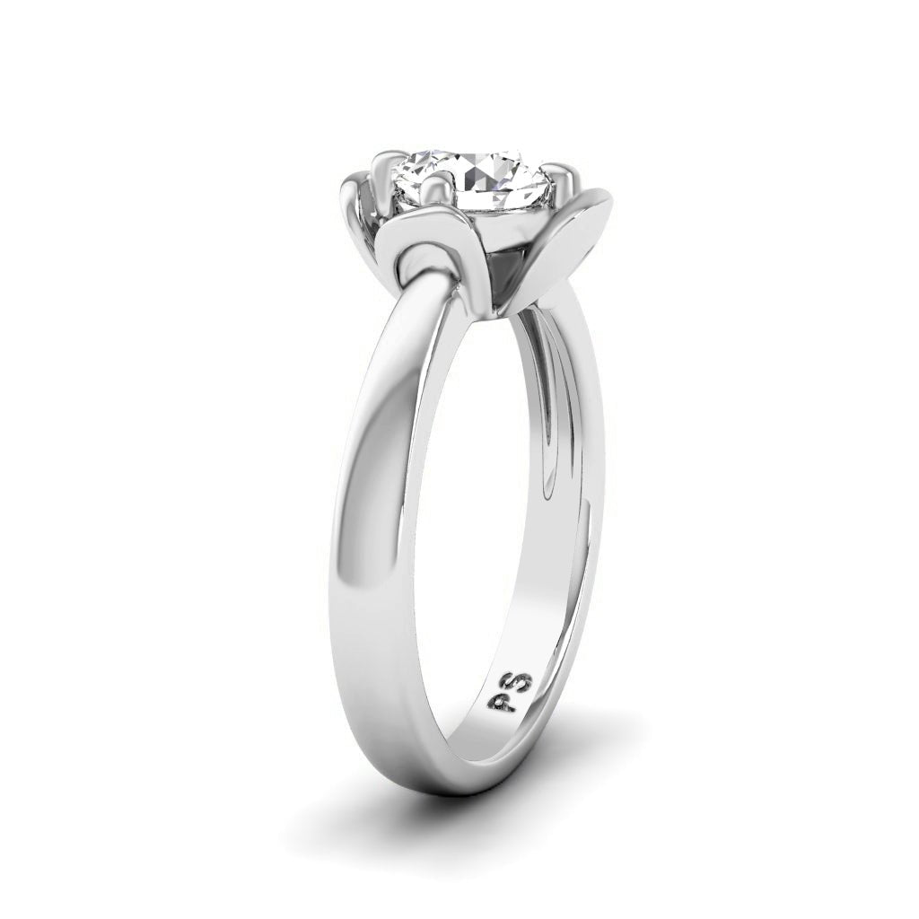 0.35-1.50 CT Round Cut Natural Diamonds - Solitaire Rings