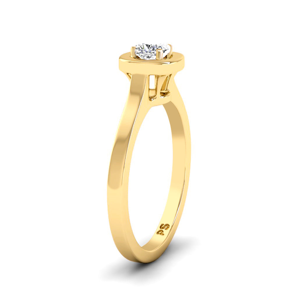 0.50-3.00 CT Cushion Cut Lab Grown Diamonds - Solitaire Ring