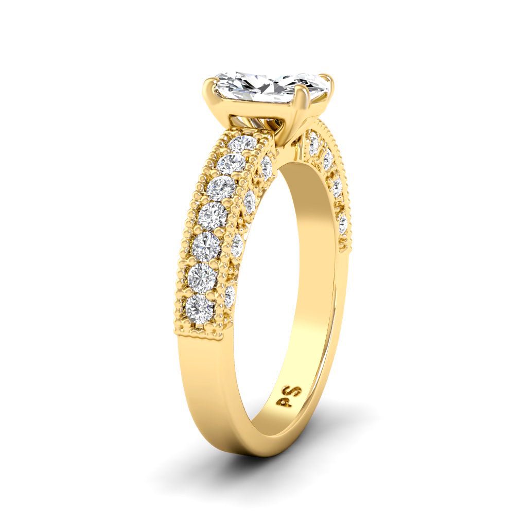 0.95 - 2.10 CT Oval & Round Cut Natural Diamonds - Solitaire Rings - Primestyle.com
