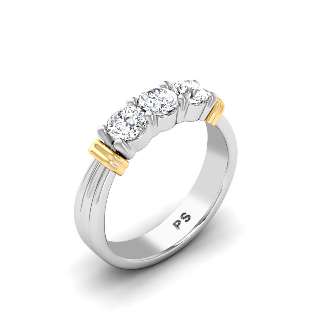 0.90-2.05 CT Round Cut Natural Diamonds - Engagement Ring