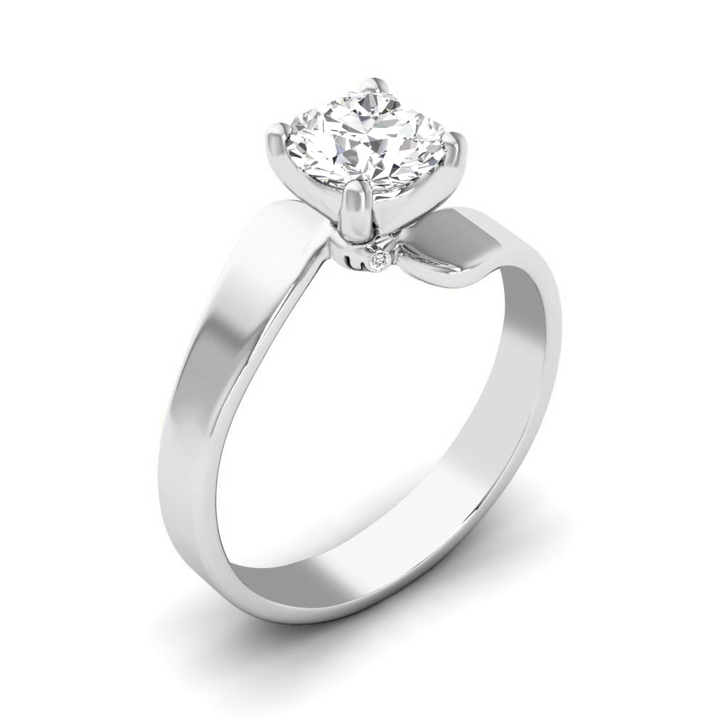 0.50-3.00 CT Emerald Cut Lab Grown Diamonds - Solitaire Ring