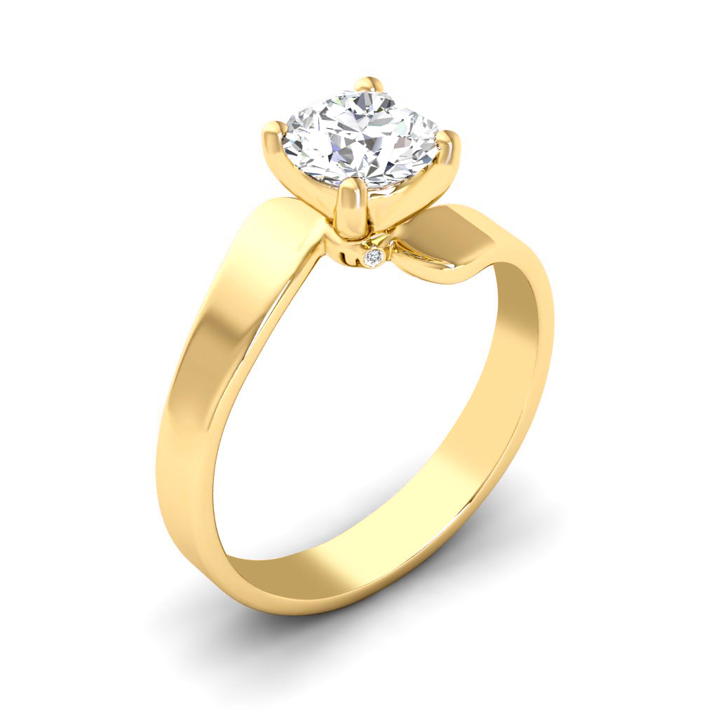 0.50-3.00 CT Emerald Cut Lab Grown Diamonds - Solitaire Ring