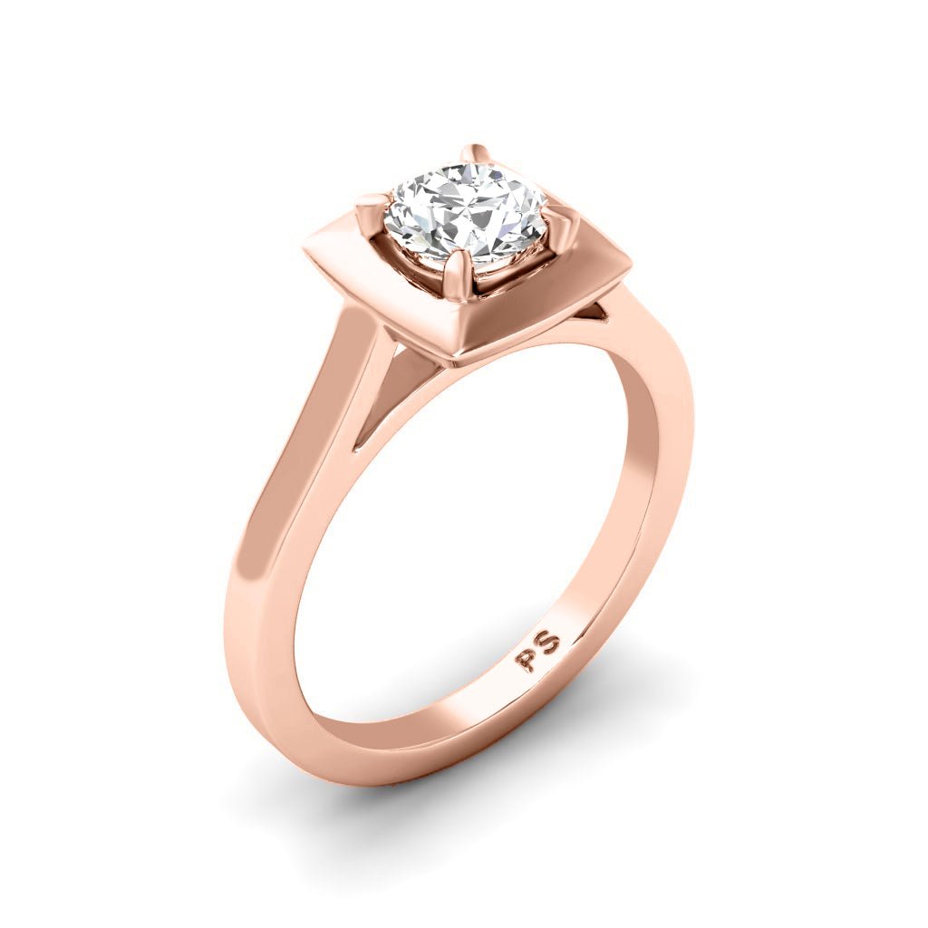 0.50 - 3.00 CT Round Cut Lab Grown Diamonds - Solitaire Ring - Primestyle.com