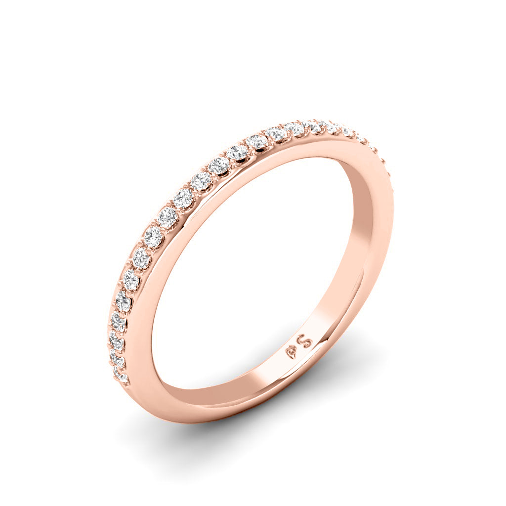 0.30 CT Round Cut Diamonds - Wedding Band