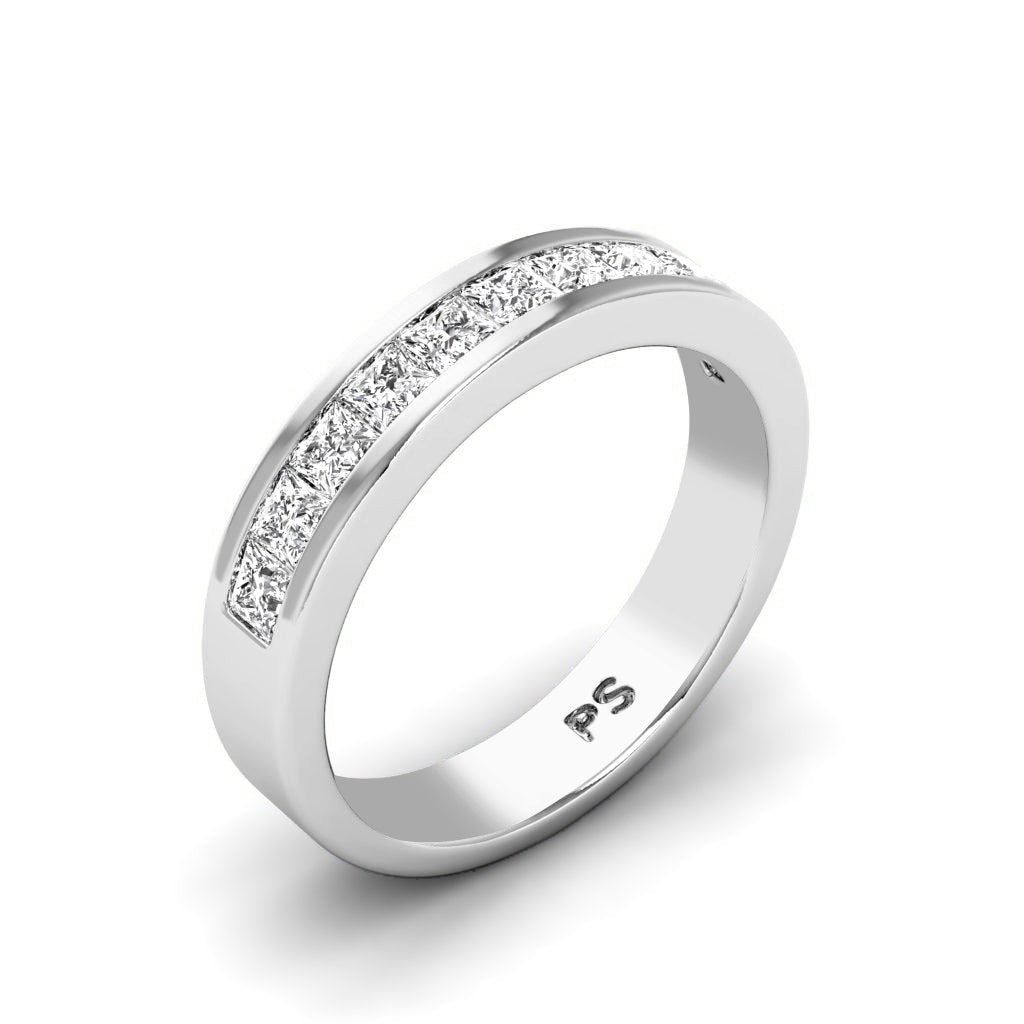 1.10 CT Princess Cut Diamonds - Wedding Band
