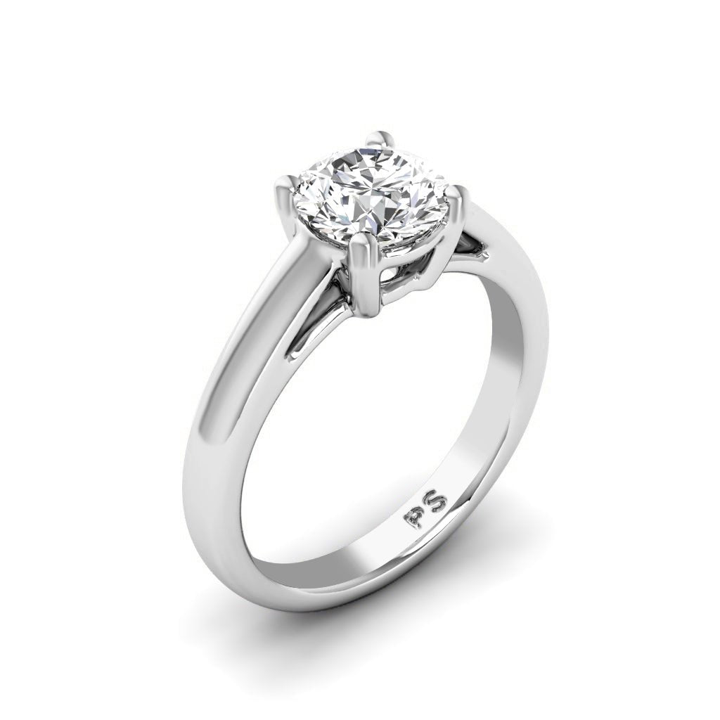 0.35 - 1.50 CT Round Cut Natural Diamonds - Solitaire Rings - Primestyle.com