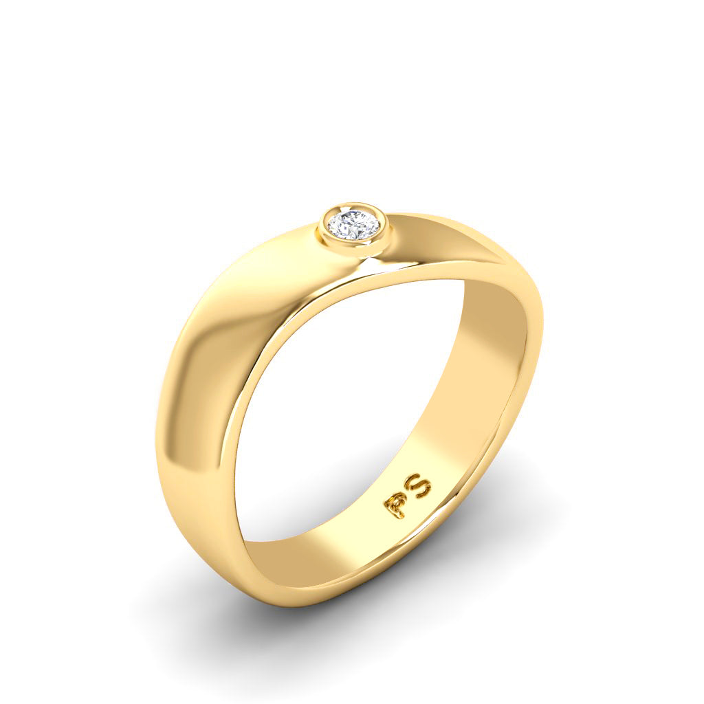 0.35-1.50 CT Round Cut Natural Diamonds - Solitaire Rings