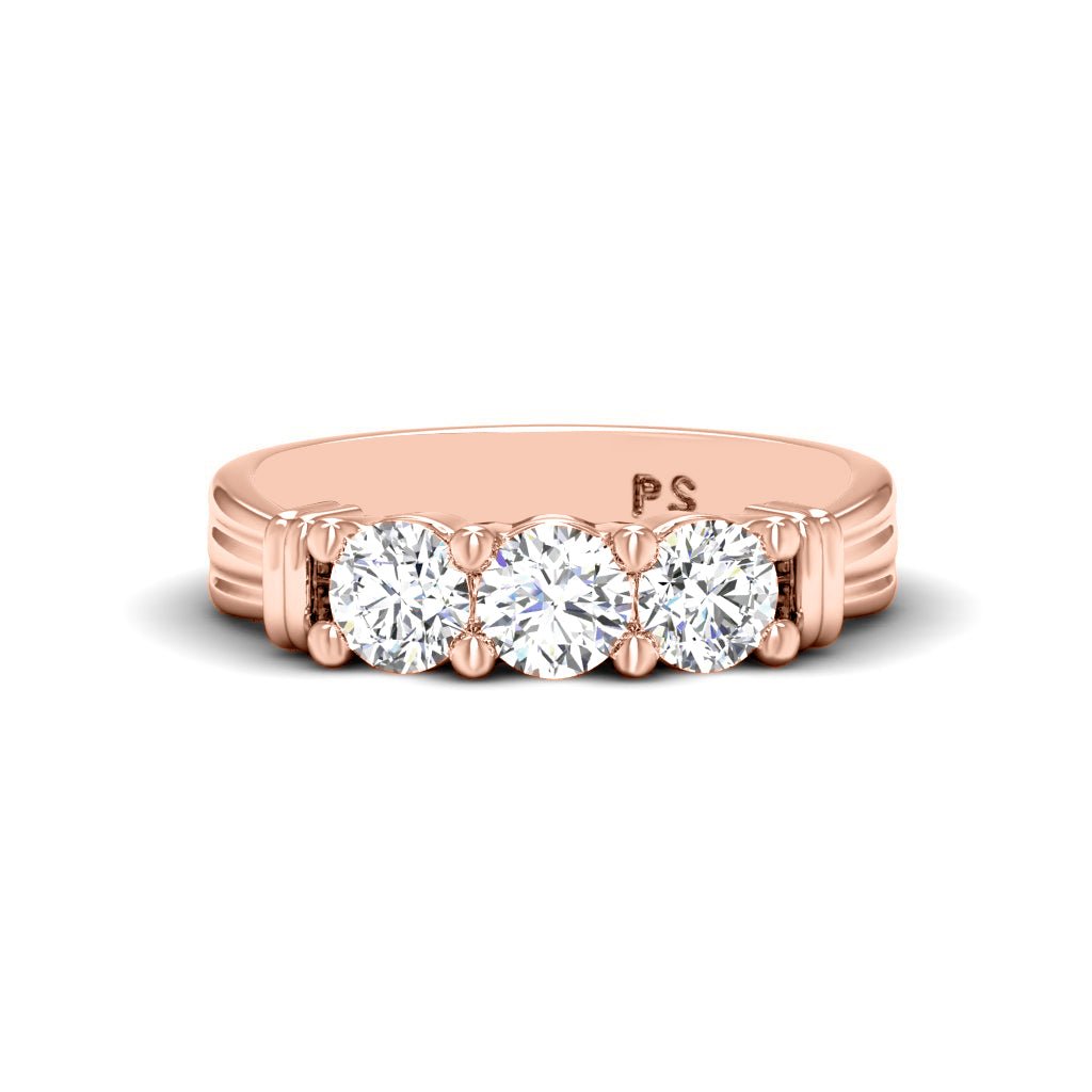1.05-6.55 CT Round Cut Lab Grown Diamonds - Engagement Ring