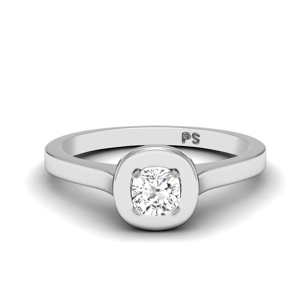 0.50 - 3.00 CT Cushion Cut Lab Grown Diamonds - Solitaire Ring - Primestyle.com