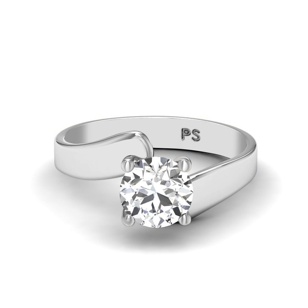 0.50-6.00 CT Emerald Cut Diamonds - Solitaire Rings