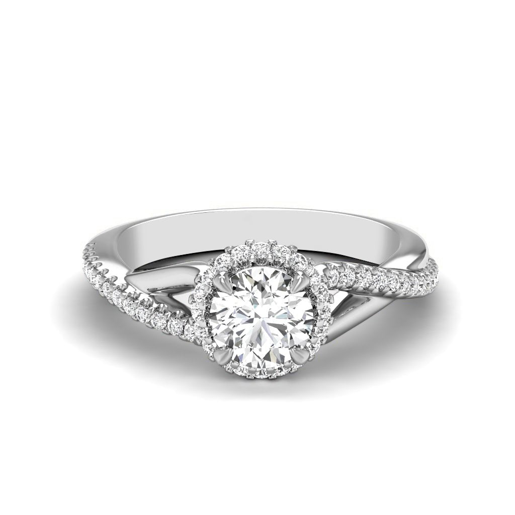 0.75-6.25 CT Round Cut Diamonds - Engagement Ring