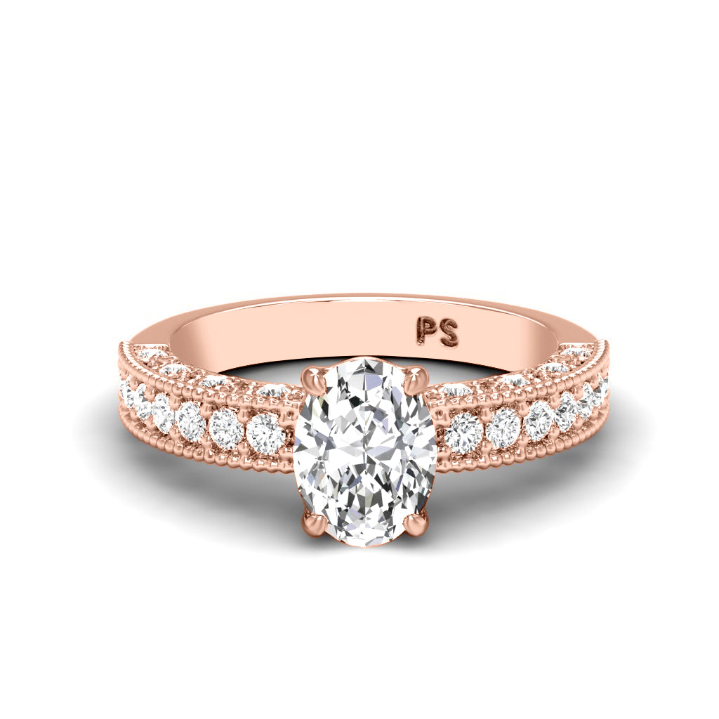 0.95-2.10 CT Round & Princess Cut Diamonds - Solitaire Ring