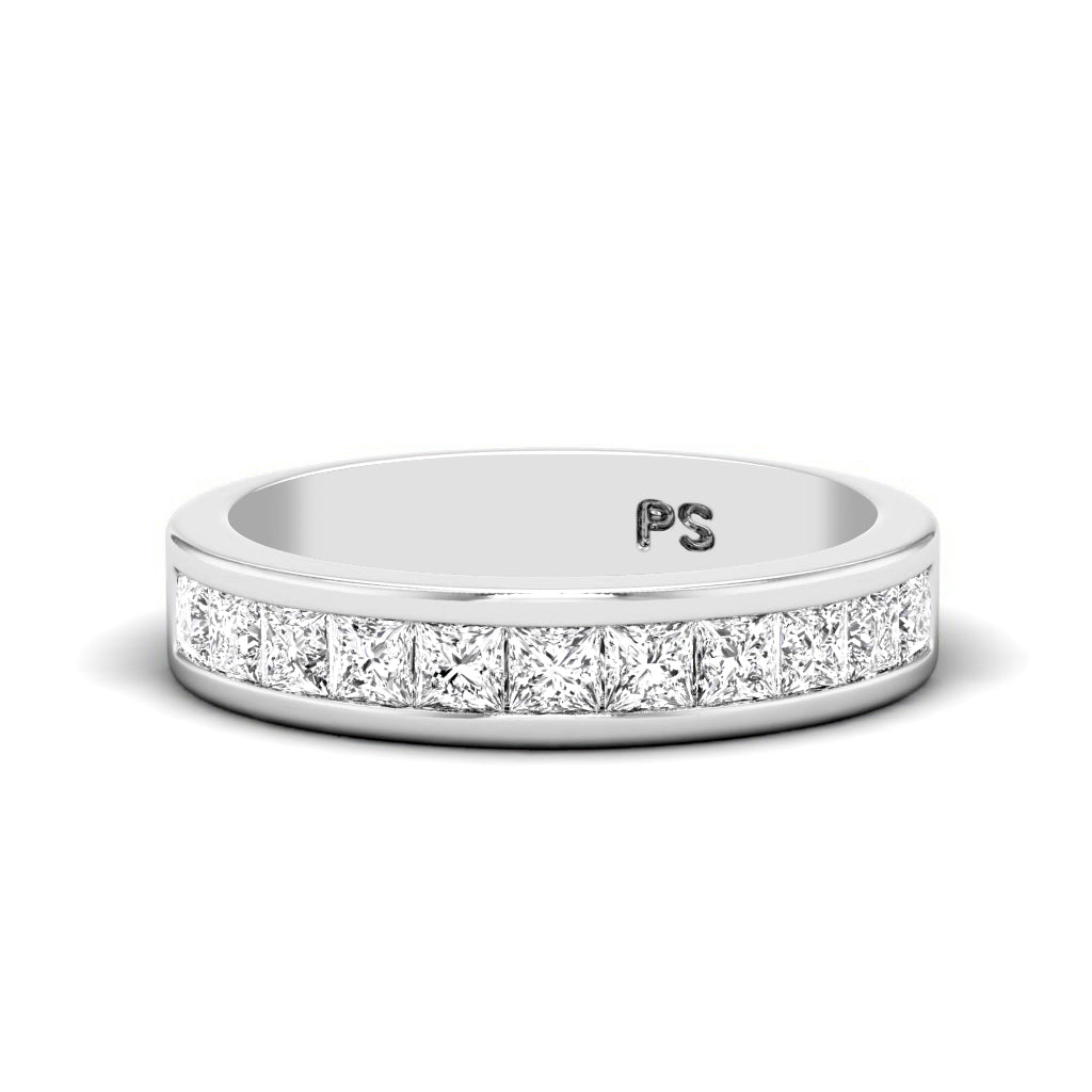1.10 CT Princess Cut Diamonds - Wedding Band