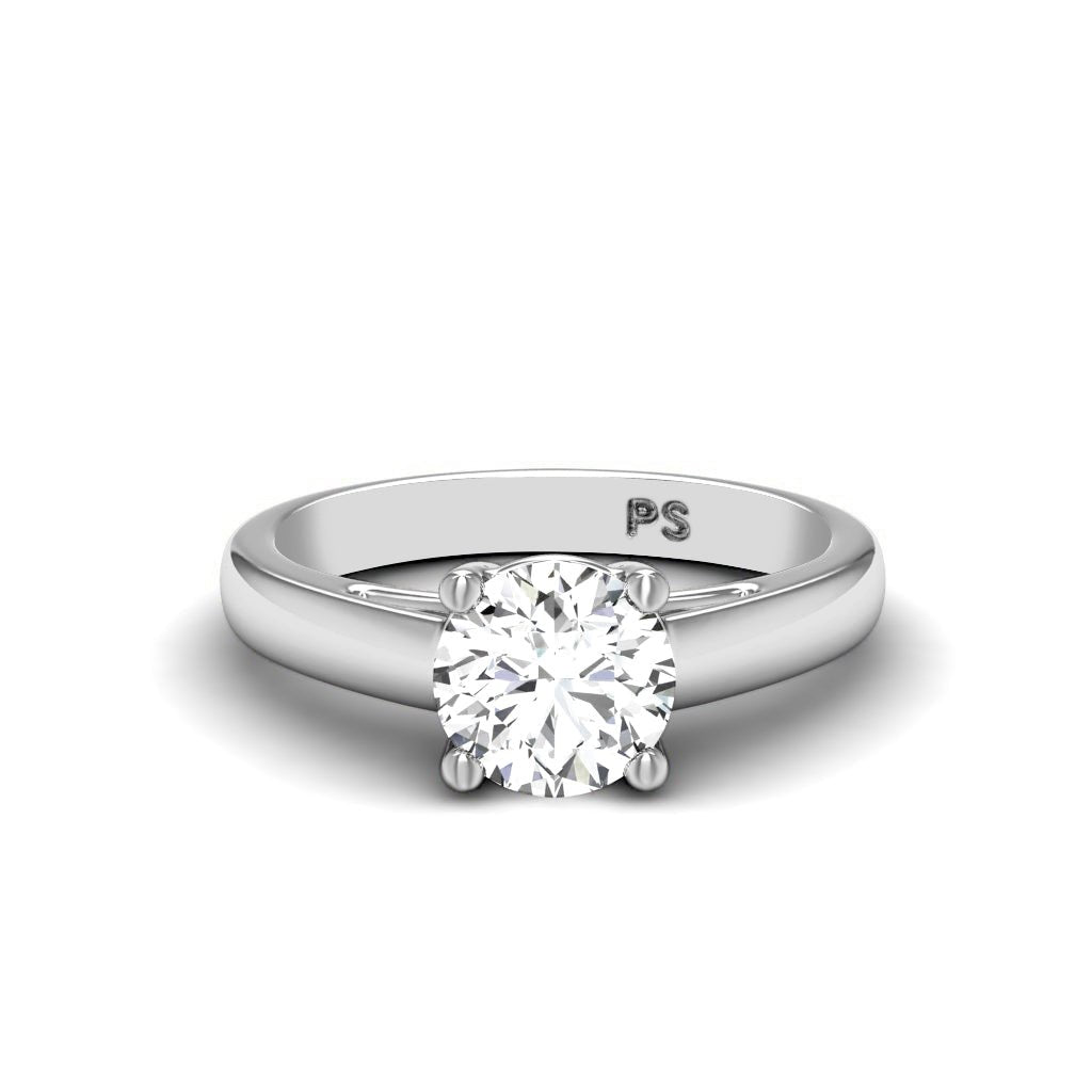 0.35 - 1.50 CT Round Cut Natural Diamonds - Solitaire Rings - Primestyle.com