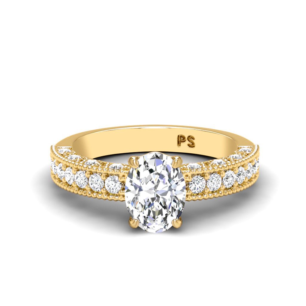 1.10-6.60 CT Princess & Round Cut Diamonds - Solitaire Rings