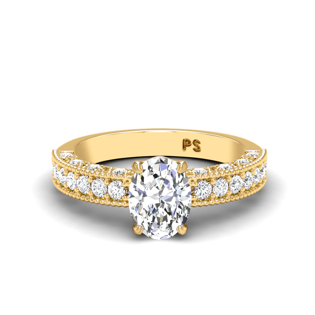 0.95-2.10 CT Round & Princess Cut Diamonds - Solitaire Ring