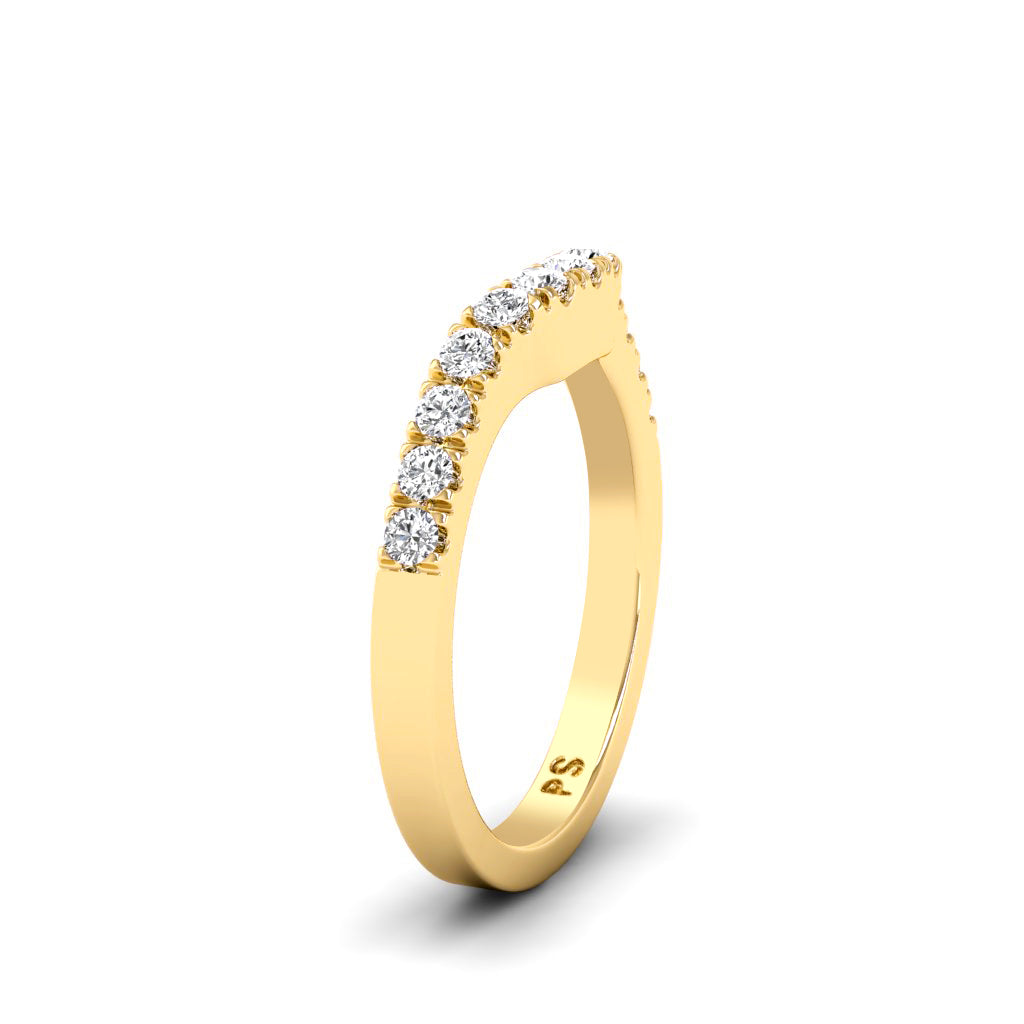 0.30 CT Round Cut Diamonds - Wedding Band