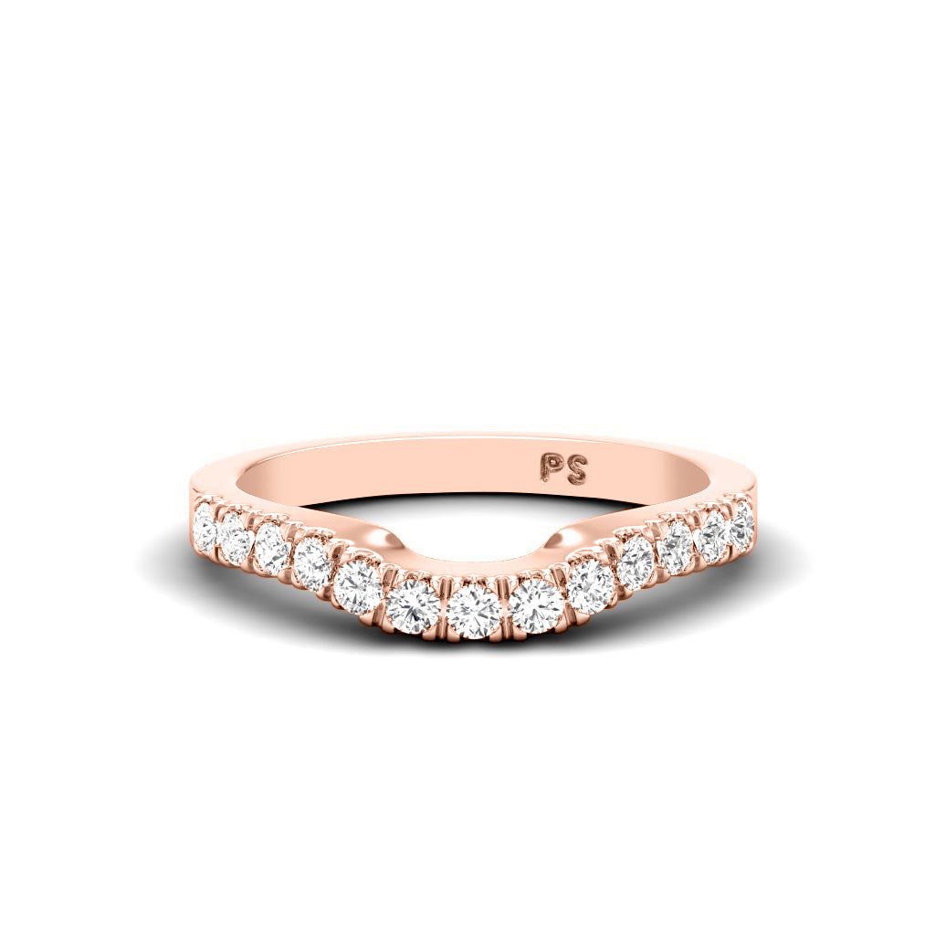0.30 CT Round Cut Diamonds - Wedding Band