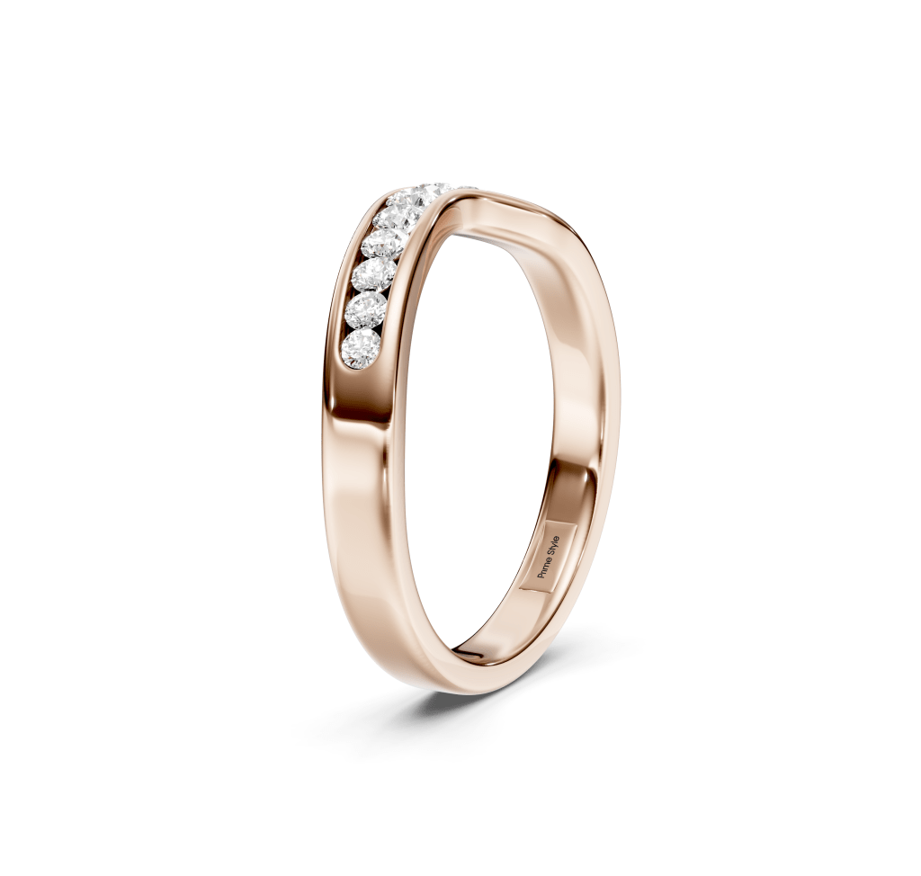 0.25 CT Round Cut Lab Grown Diamonds - Wedding Band