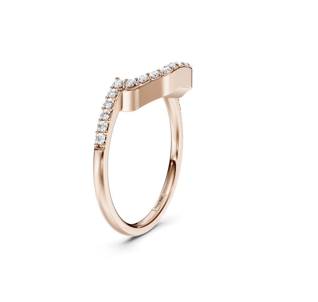 0.20 CT Round Cut Diamonds - Wedding Band - Primestyle.com