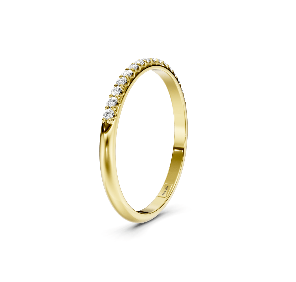 0.15 CT Round Cut Diamonds - Wedding Rings - Primestyle.com